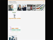 Tablet Screenshot of professorvilmar.com